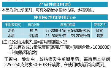 22%井岡.殺蟲(chóng)雙水劑